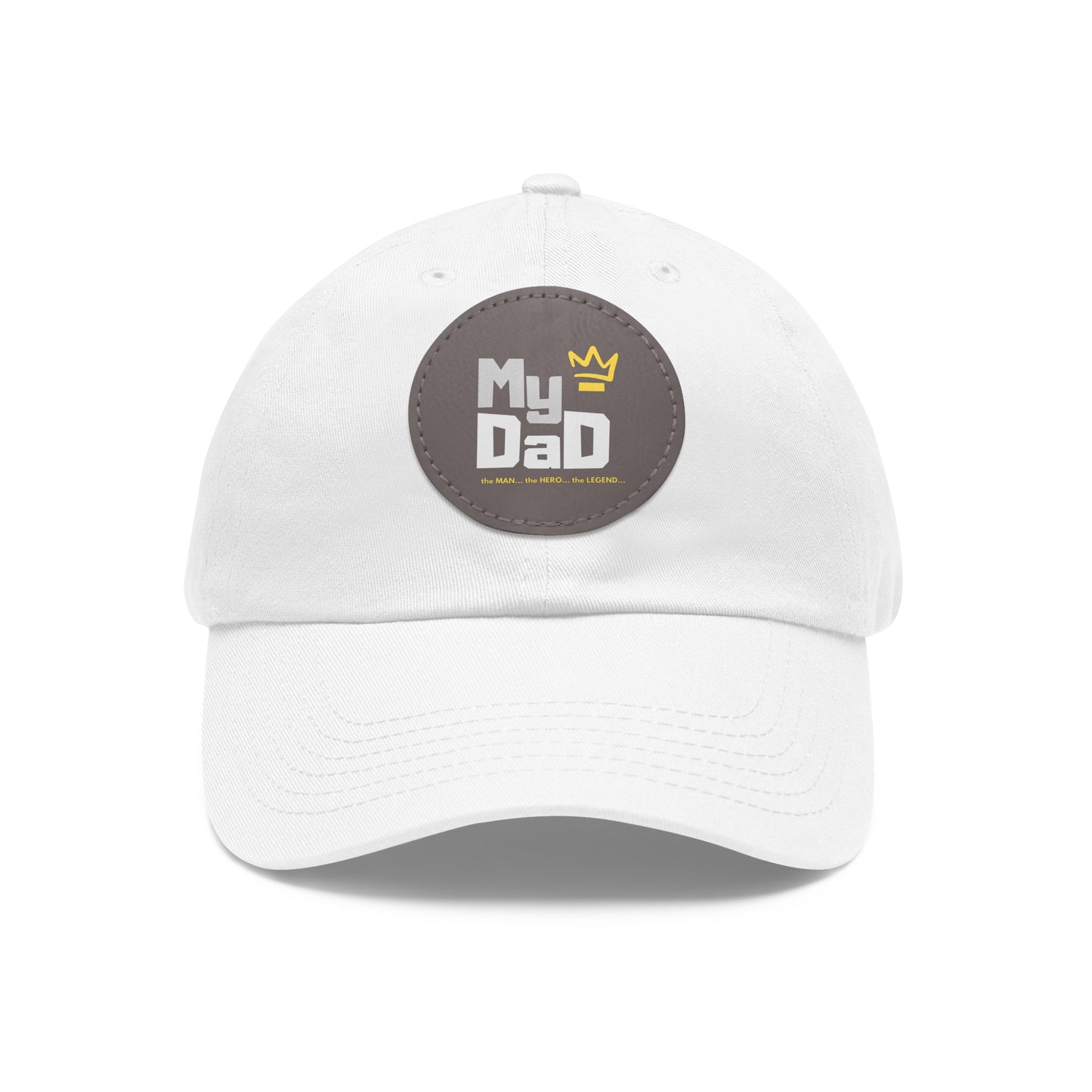 Stylish Dad Hat with Leather Patch - Perfect Gift for Father's Day