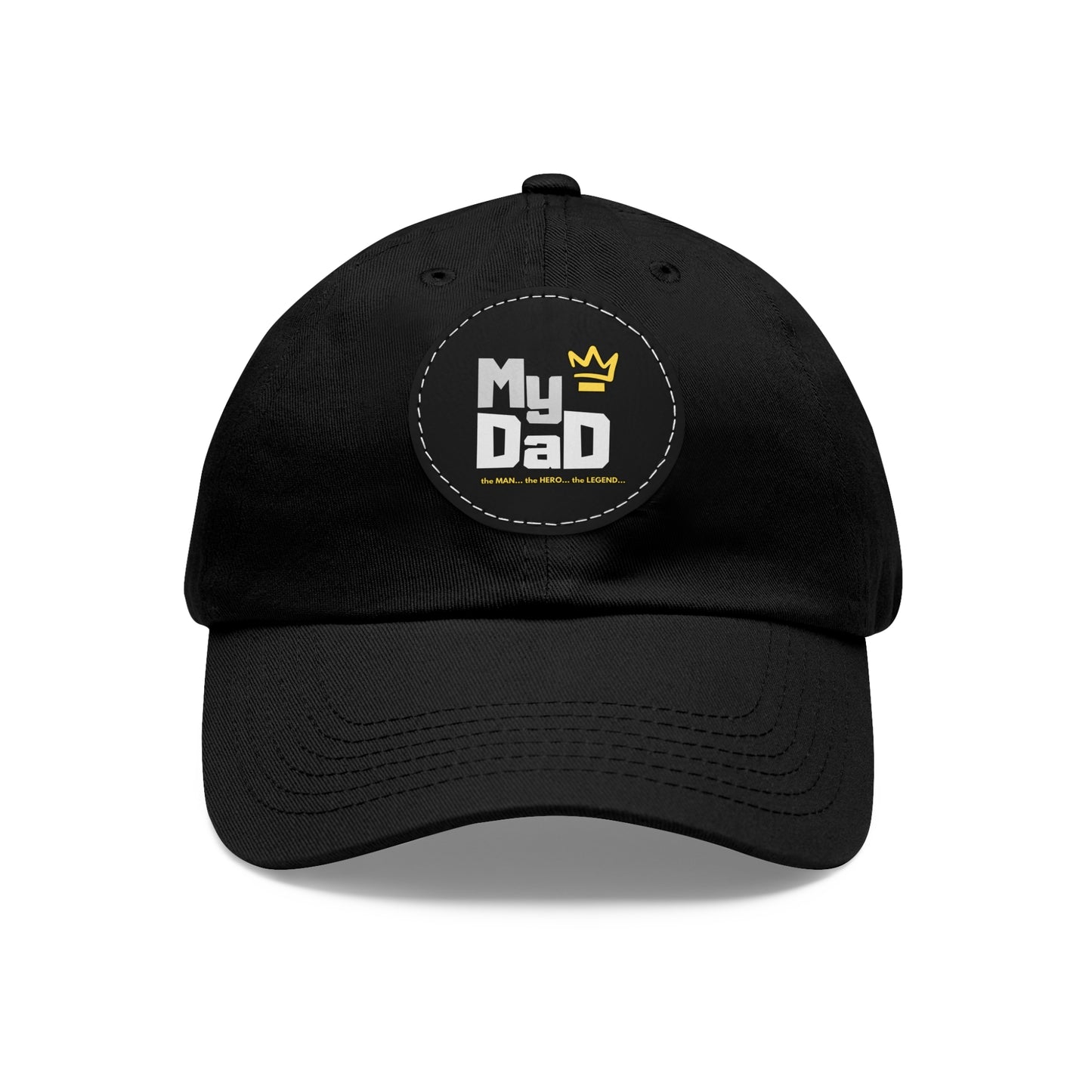 Stylish Dad Hat with Leather Patch - Perfect Gift for Father's Day