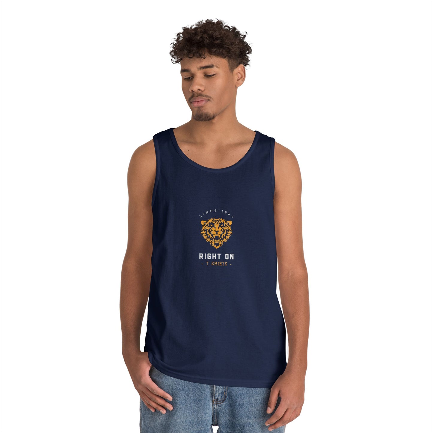 Stylish Tiger Graphic Tank Top for Men & Women, Casual Summer Wear, Gift for Animal Lovers, Cute and Trendy Shirt