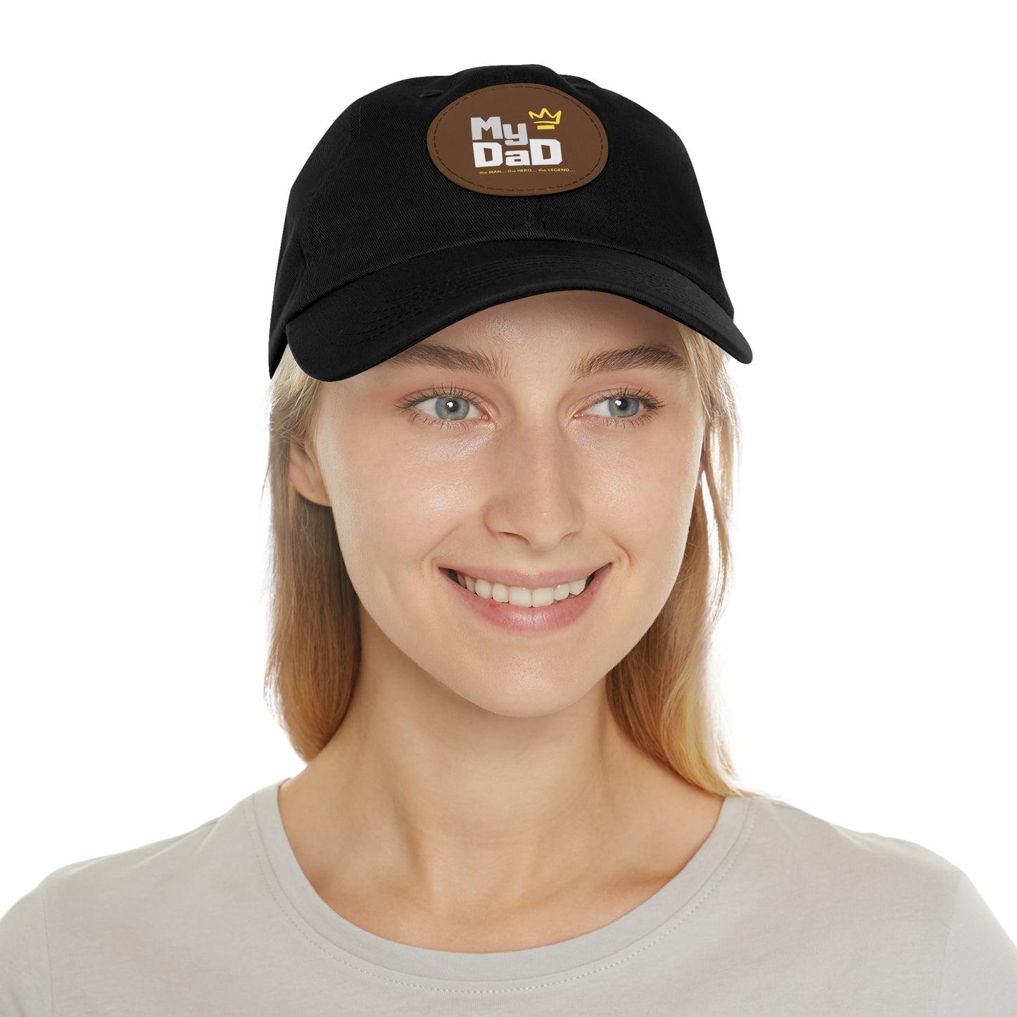 Stylish Dad Hat with Leather Patch - Perfect Gift for Father's Day