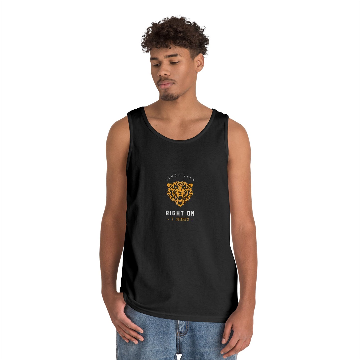 Stylish Tiger Graphic Tank Top for Men & Women, Casual Summer Wear, Gift for Animal Lovers, Cute and Trendy Shirt