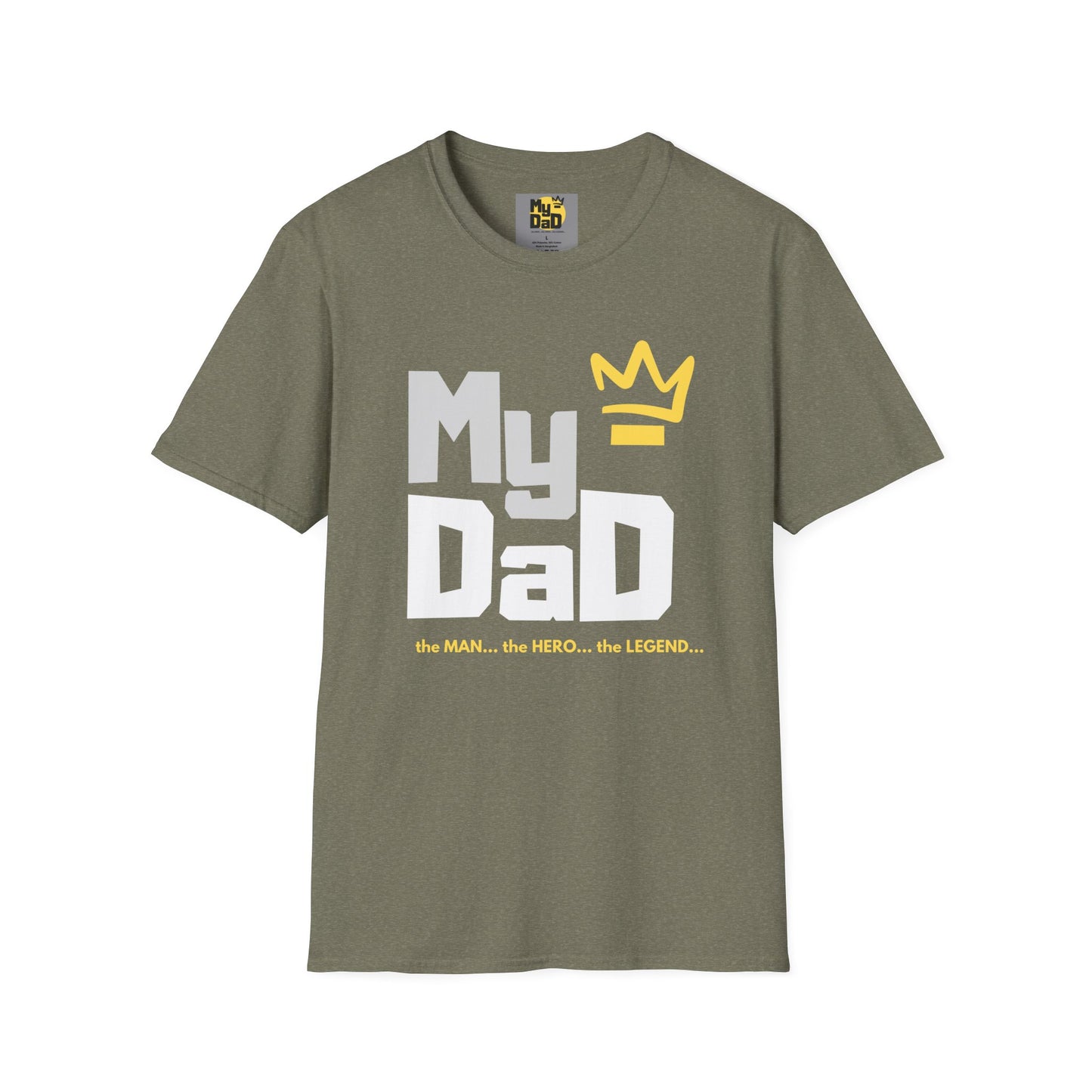 My Hero Unisex Softstyle T-Shirt - Perfect Gift for Dads, Birthdays, and Celebrations