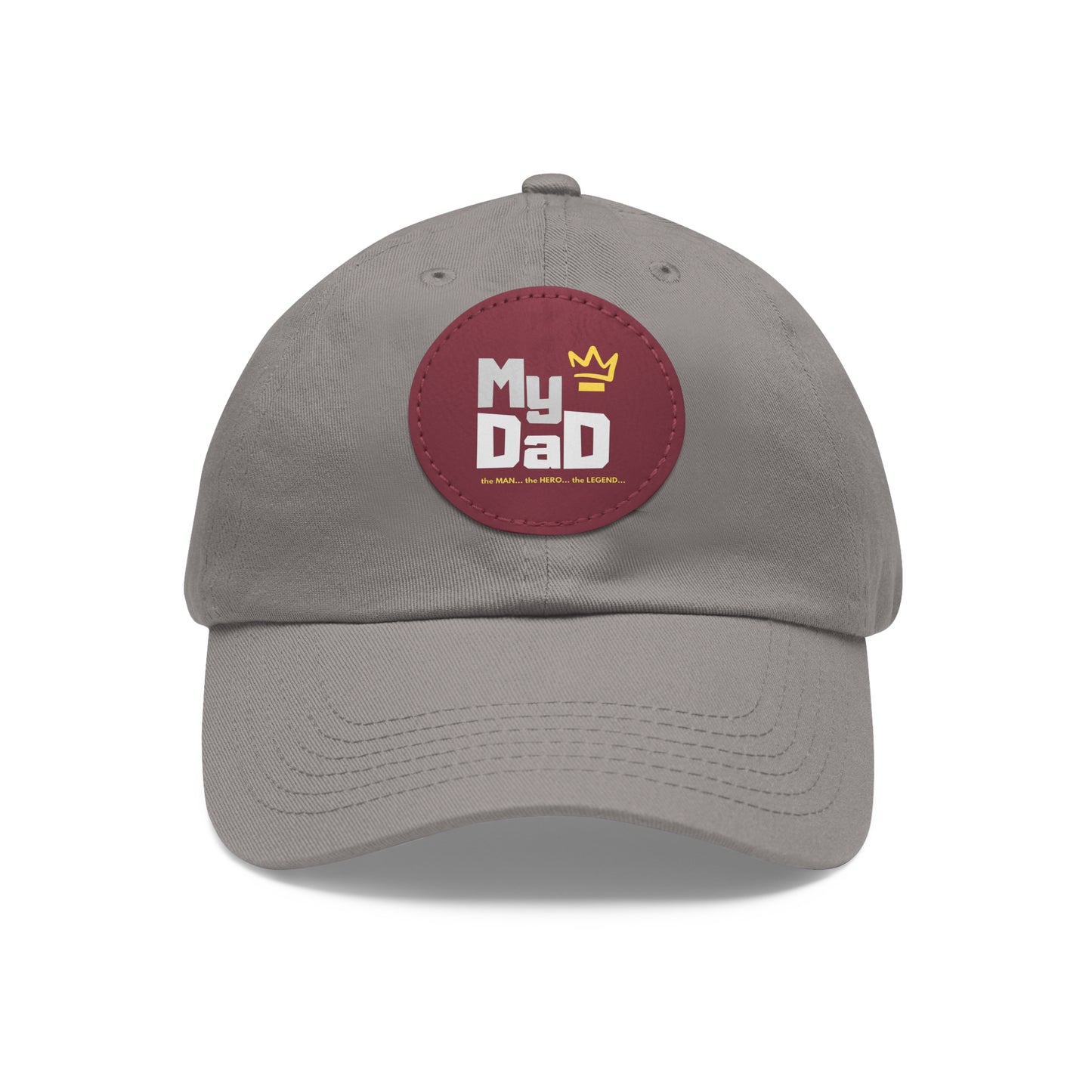 Stylish Dad Hat with Leather Patch - Perfect Gift for Father's Day