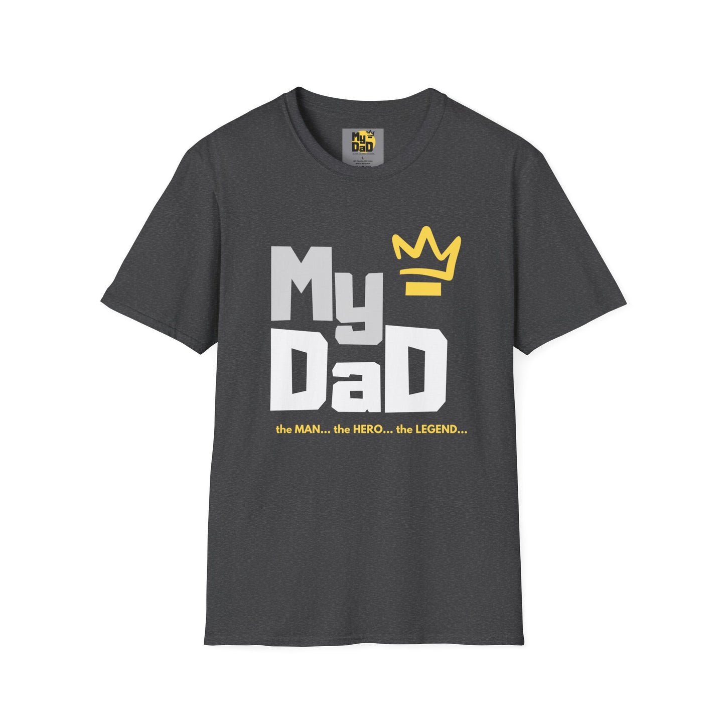 My Hero Unisex Softstyle T-Shirt - Perfect Gift for Dads, Birthdays, and Celebrations