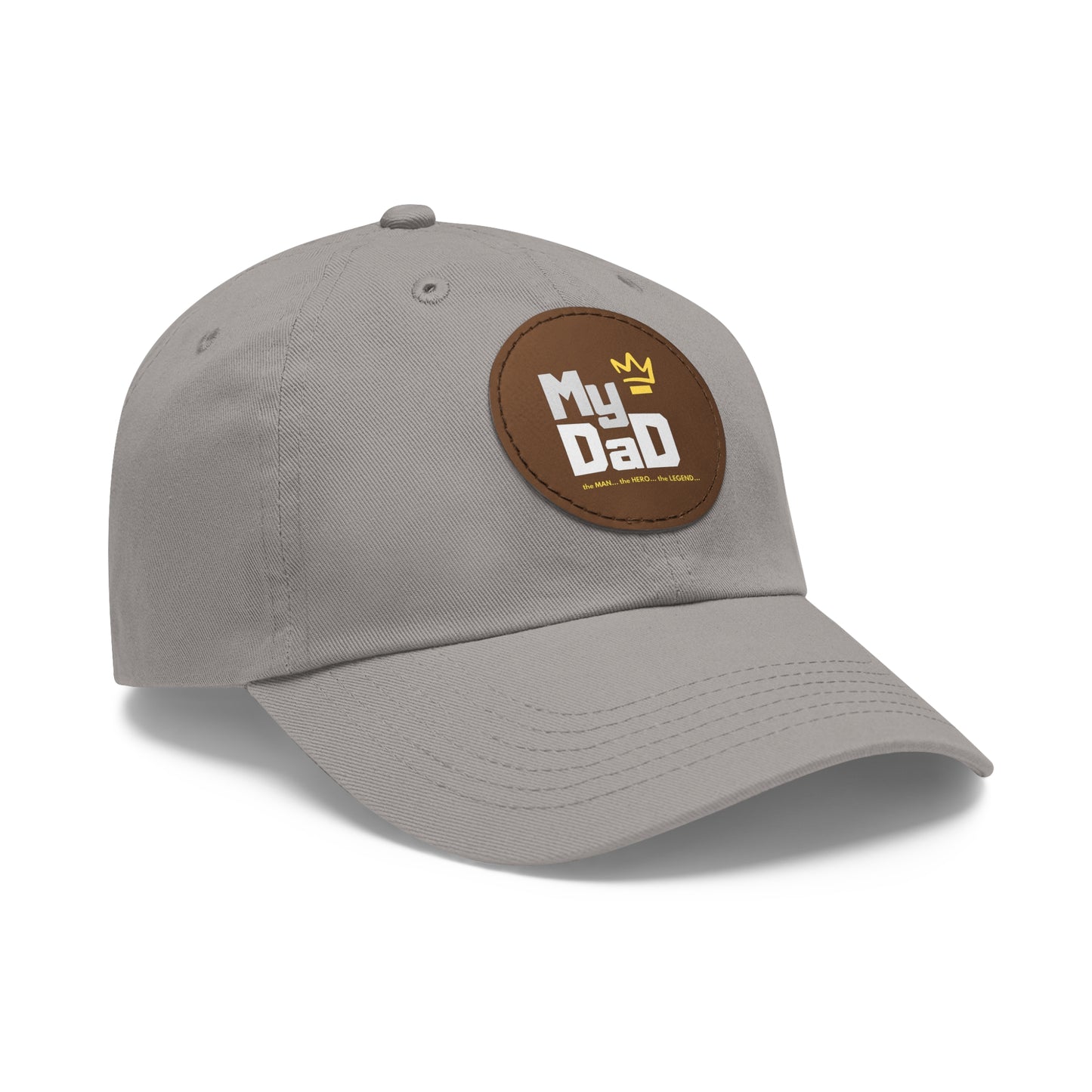 Stylish Dad Hat with Leather Patch - Perfect Gift for Father's Day