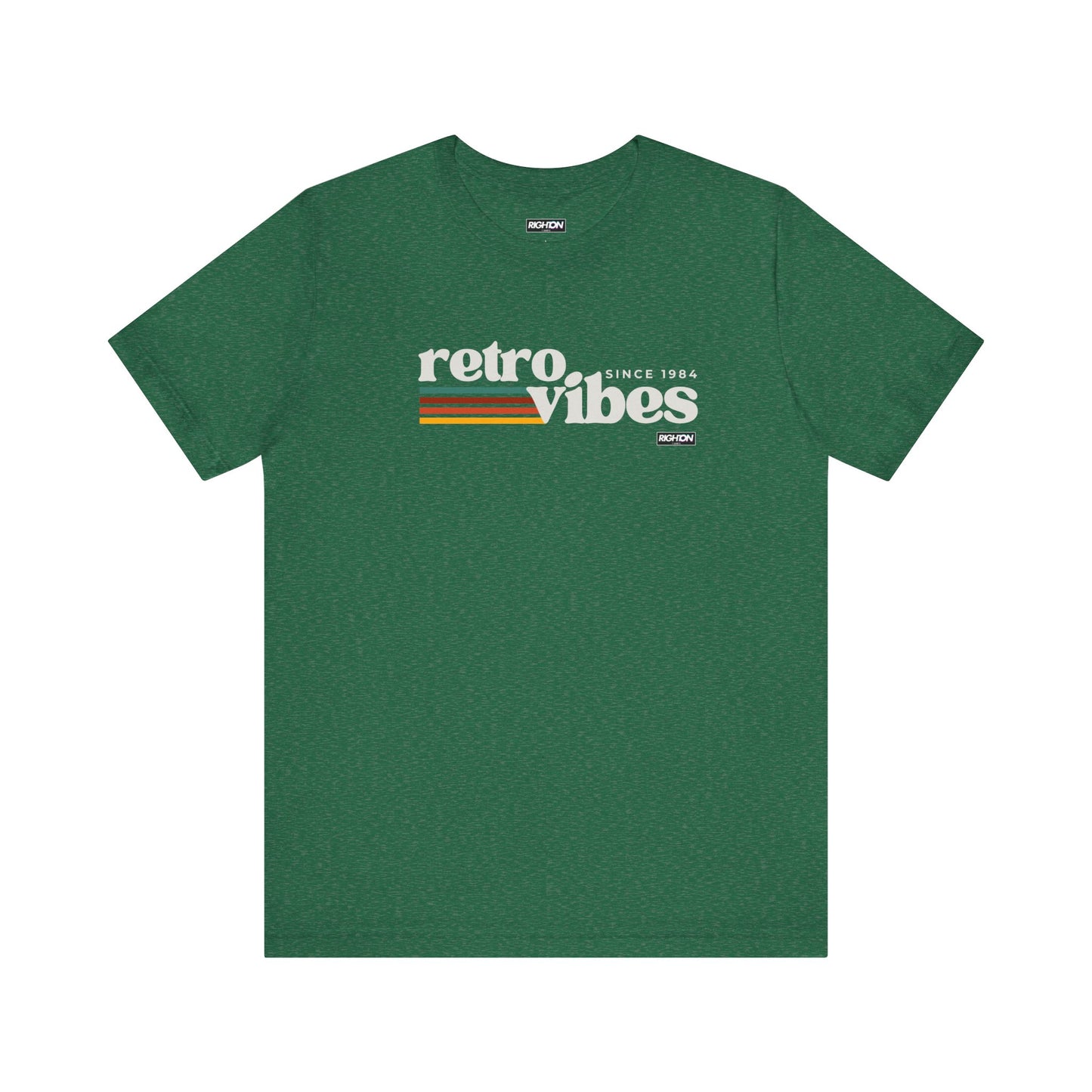 Retro Vibes Unisex Tee, Minimalist T-Shirt for Casual Wear, Perfect for Summer Outings, Music Festivals, and Gifts