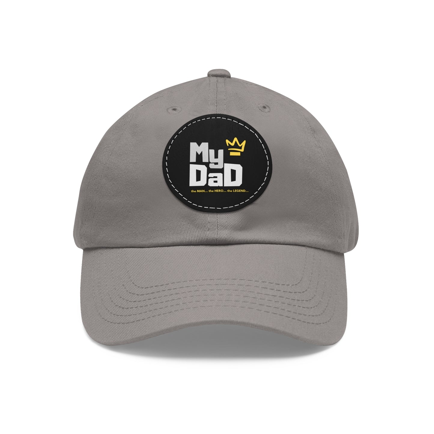 Stylish Dad Hat with Leather Patch - Perfect Gift for Father's Day