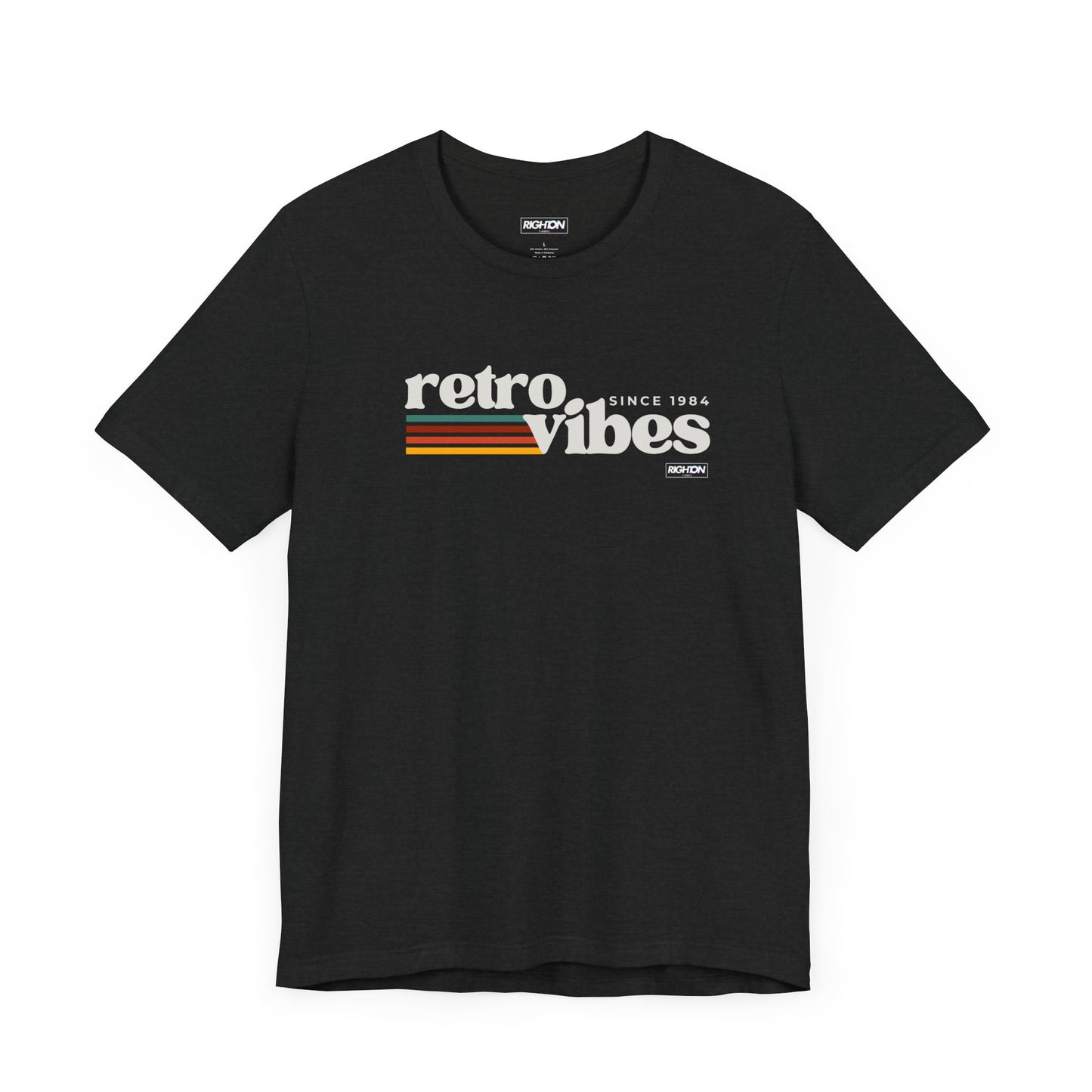 Retro Vibes Unisex Tee, Minimalist T-Shirt for Casual Wear, Perfect for Summer Outings, Music Festivals, and Gifts