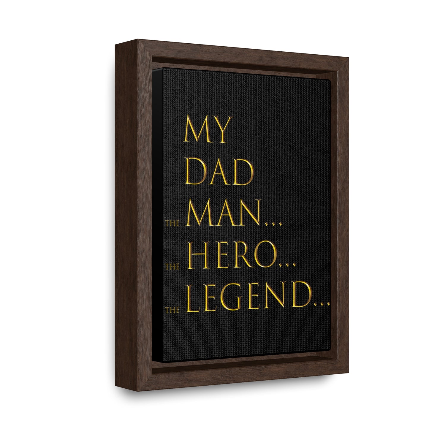 Vertical Framed Premium Gallery Wrap Canvas