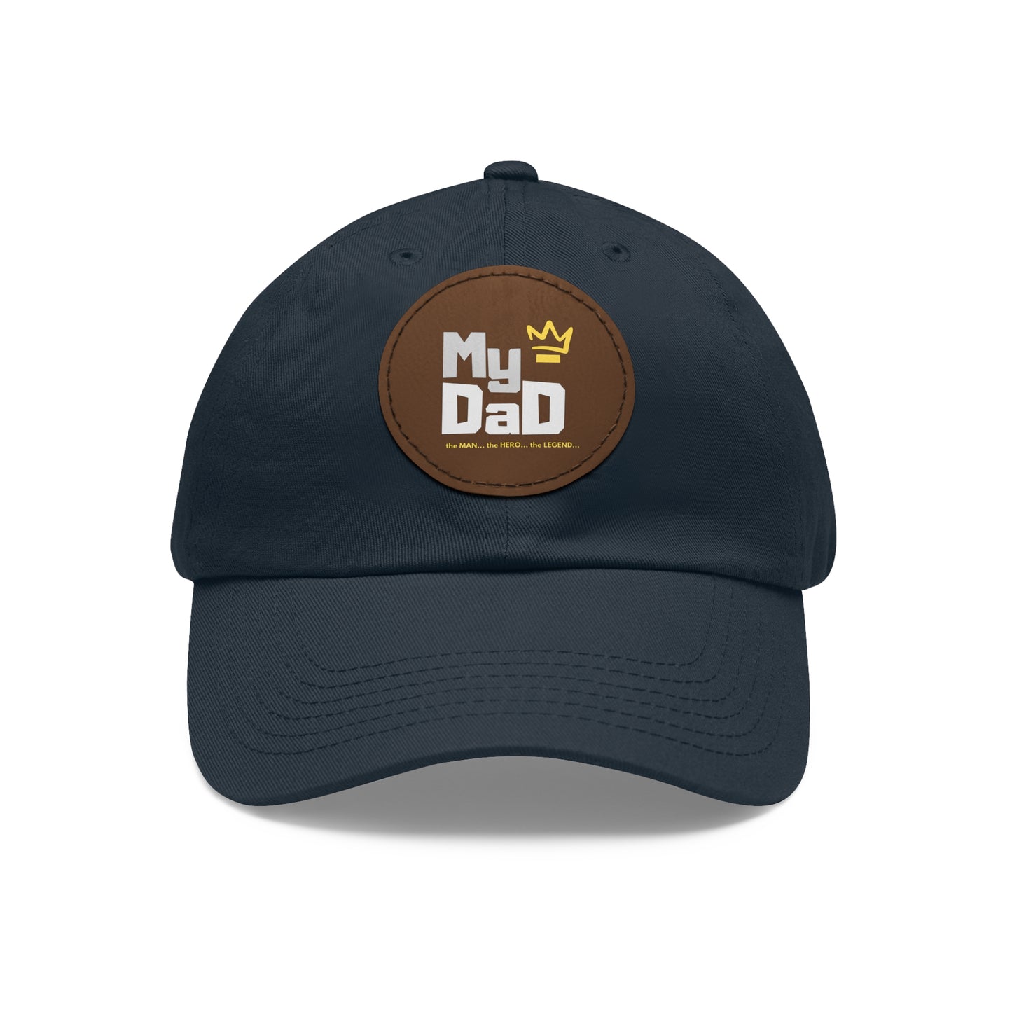 Stylish Dad Hat with Leather Patch - Perfect Gift for Father's Day