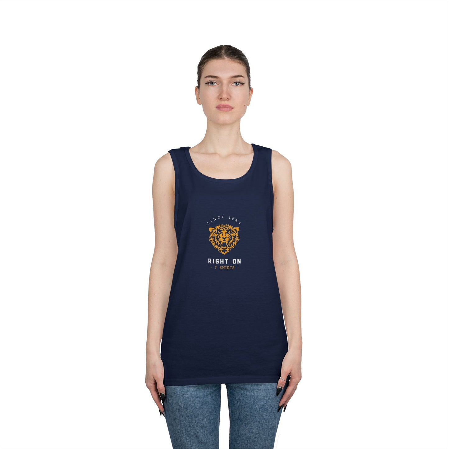 Stylish Tiger Graphic Tank Top for Men & Women, Casual Summer Wear, Gift for Animal Lovers, Cute and Trendy Shirt