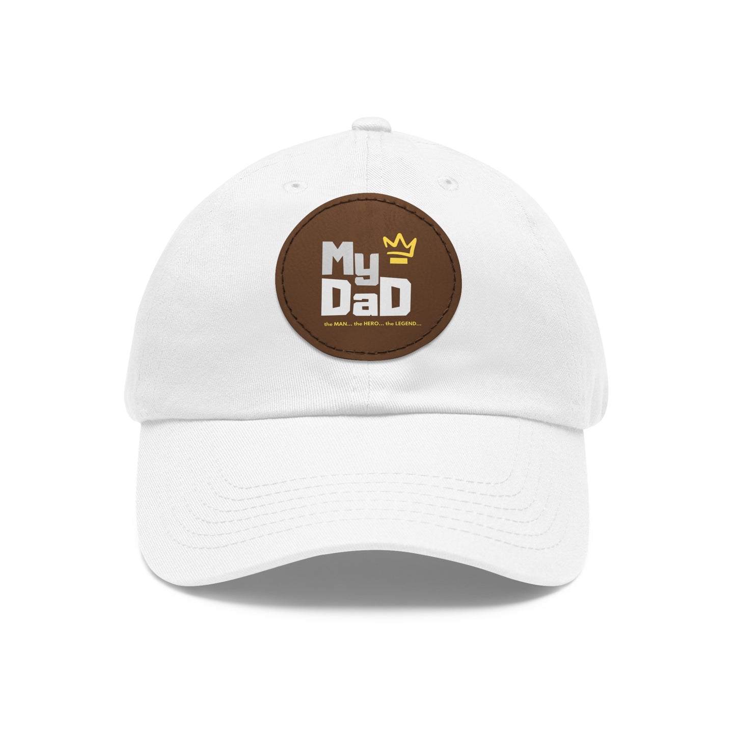 Stylish Dad Hat with Leather Patch - Perfect Gift for Father's Day