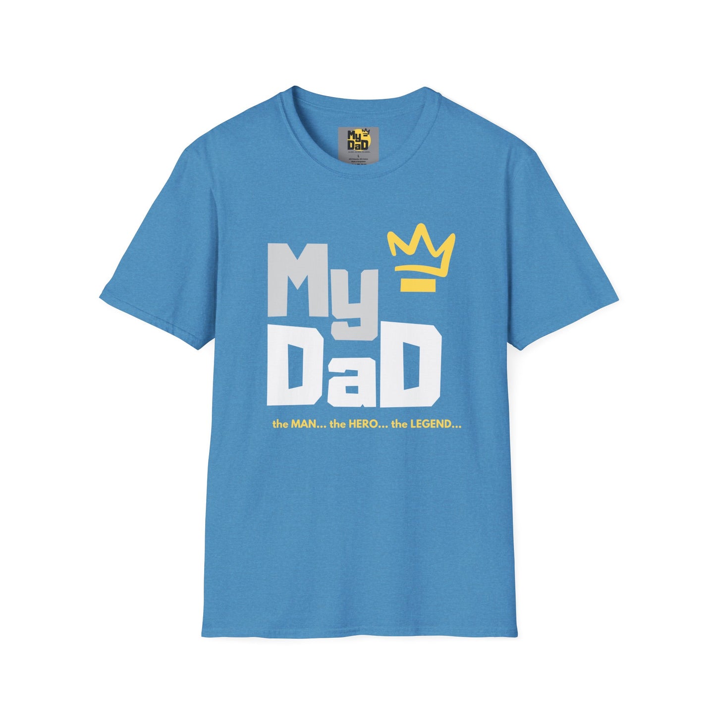My Hero Unisex Softstyle T-Shirt - Perfect Gift for Dads, Birthdays, and Celebrations