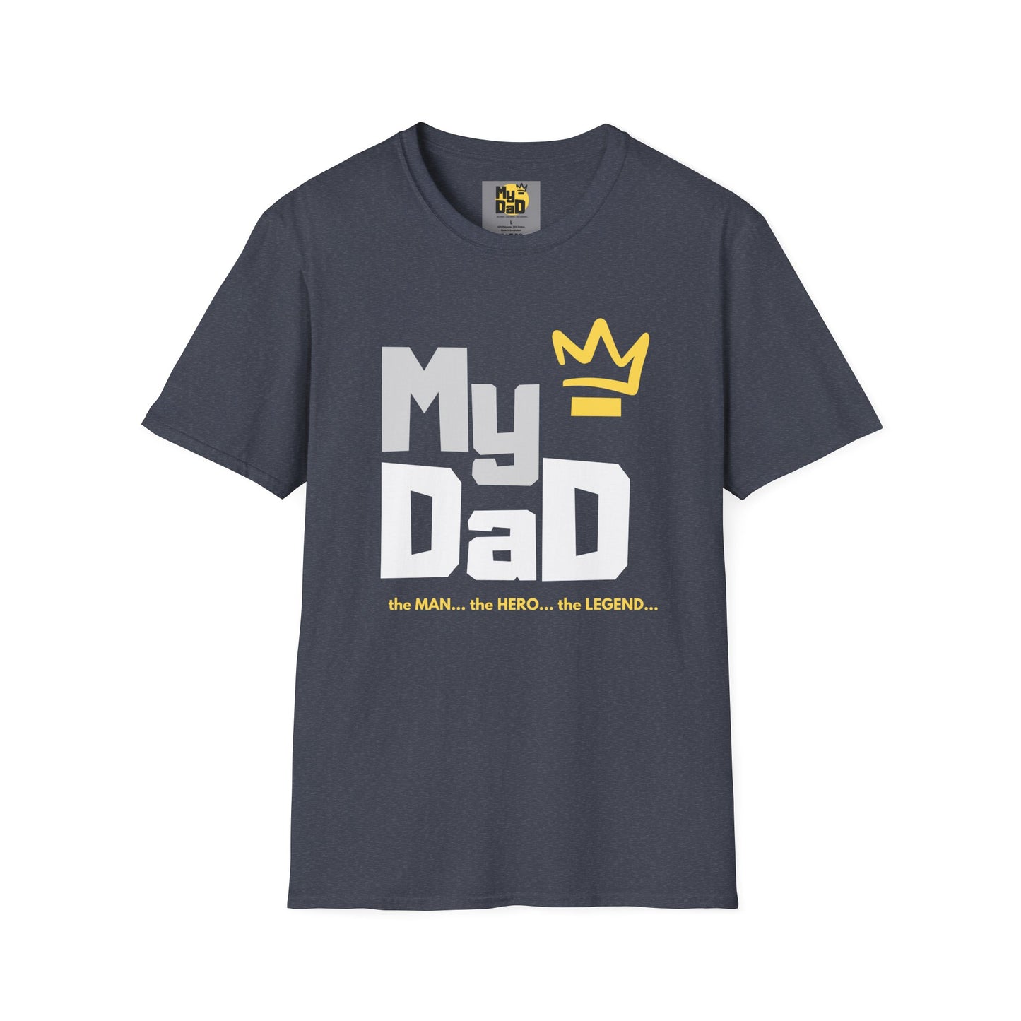 My Hero Unisex Softstyle T-Shirt - Perfect Gift for Dads, Birthdays, and Celebrations