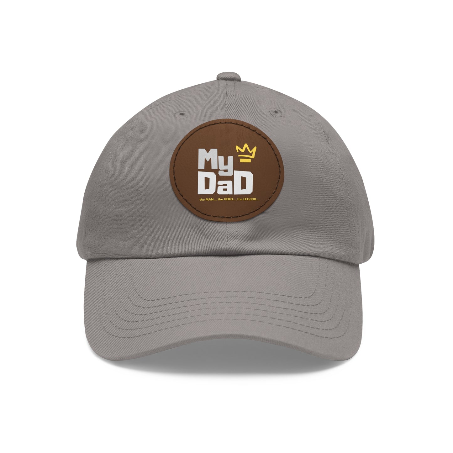Stylish Dad Hat with Leather Patch - Perfect Gift for Father's Day