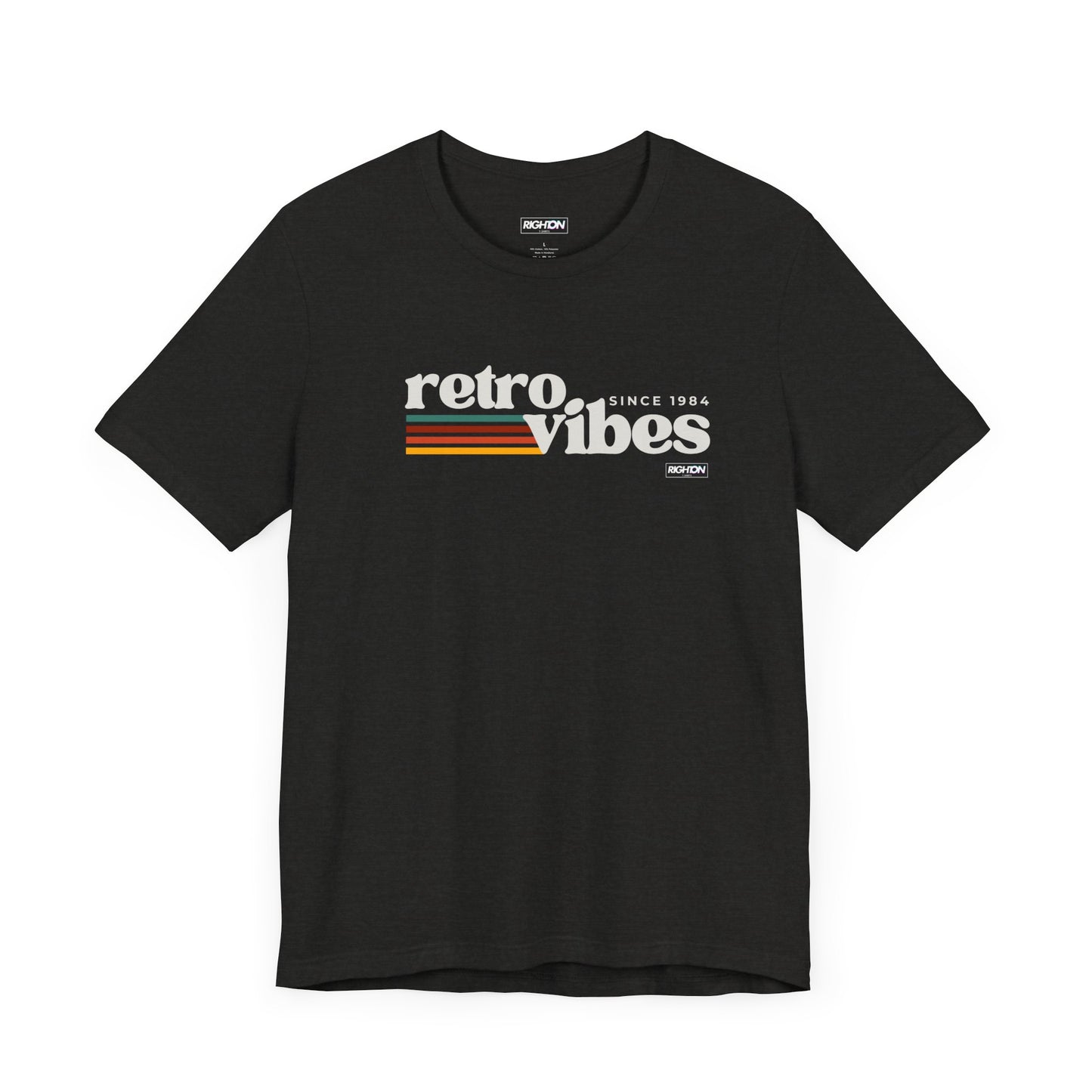 Retro Vibes Unisex Tee, Minimalist T-Shirt for Casual Wear, Perfect for Summer Outings, Music Festivals, and Gifts