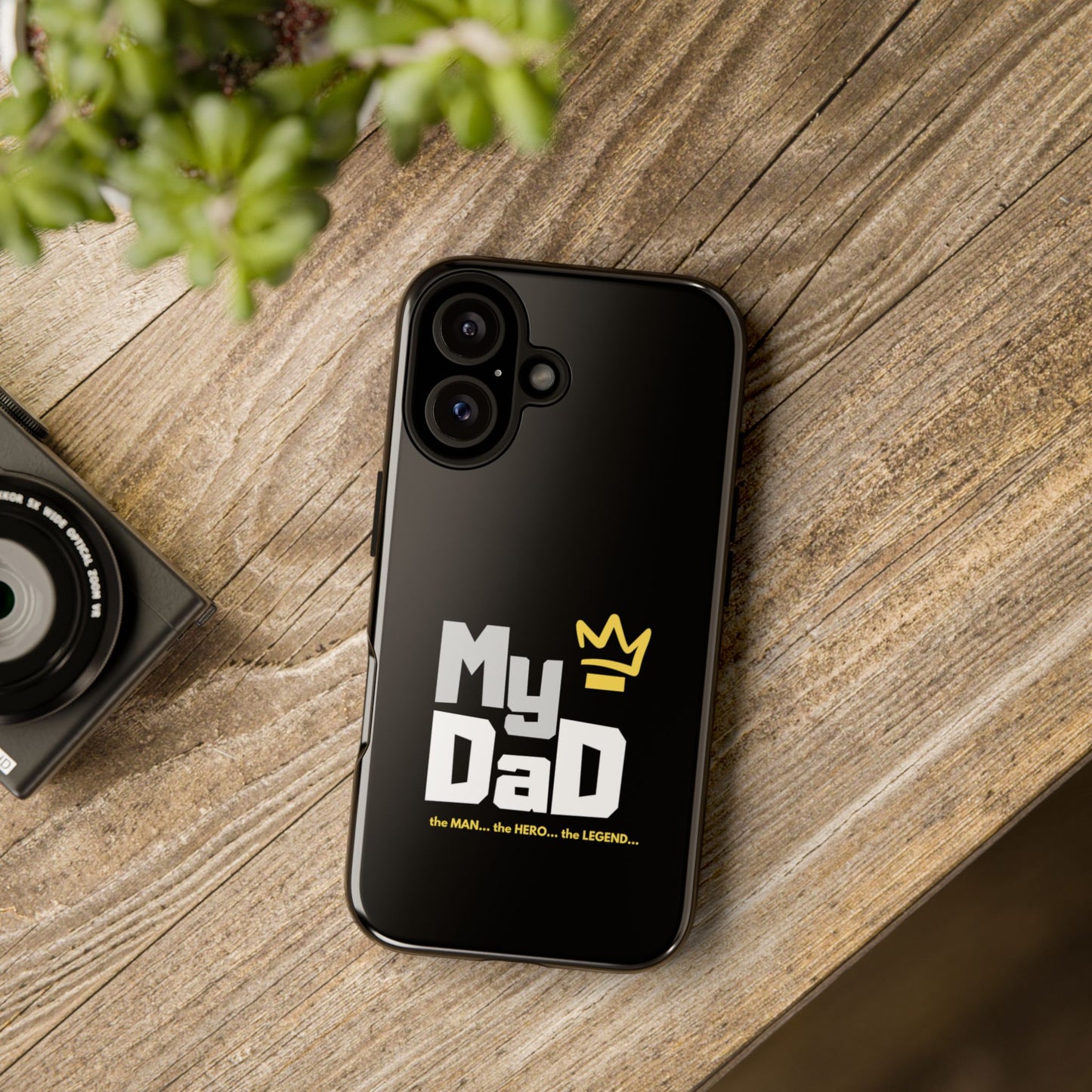 Dad Phone Case - My Dad the Man the Hero the Legend - Tough Cases