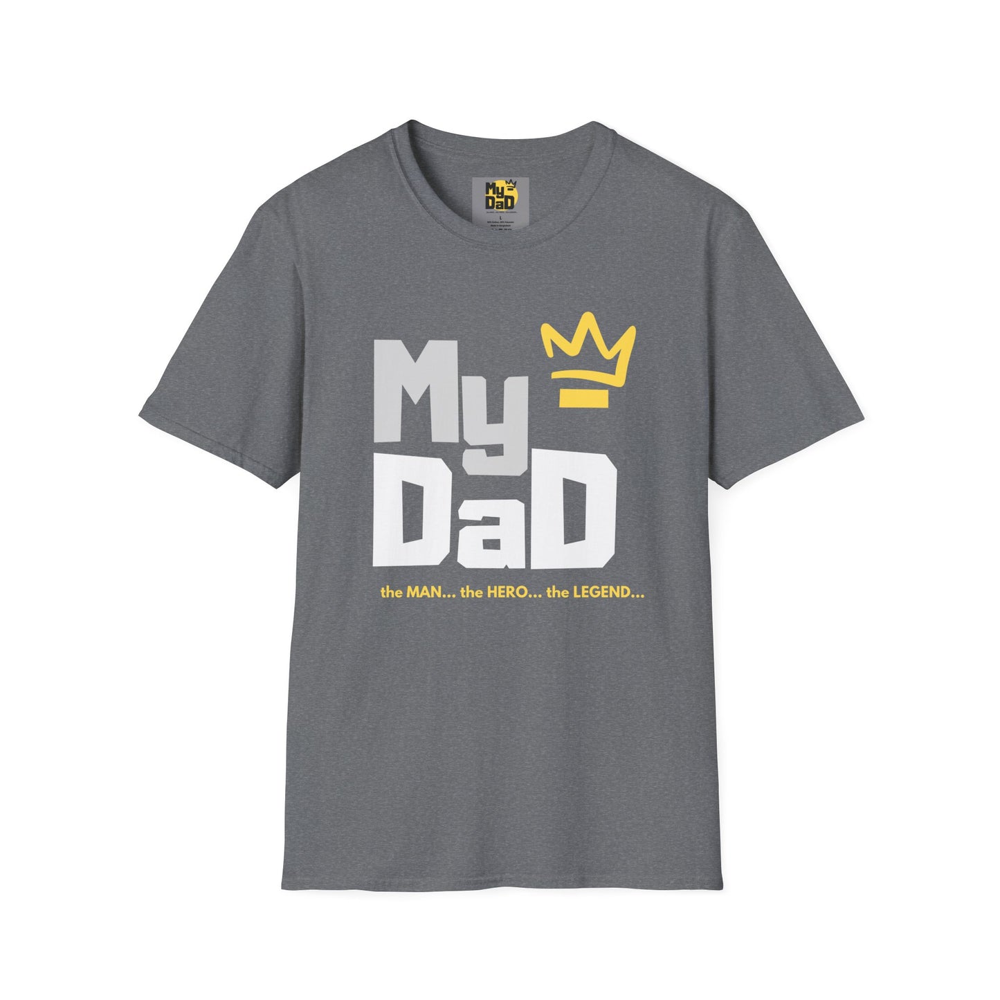 My Hero Unisex Softstyle T-Shirt - Perfect Gift for Dads, Birthdays, and Celebrations