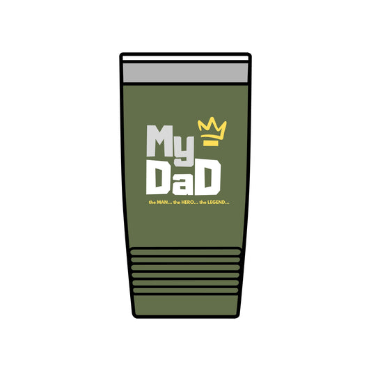 My Dad Insulated Tumbler - 20oz | The Man, The Hero, The Legend | Perfect Gift for Father's Day