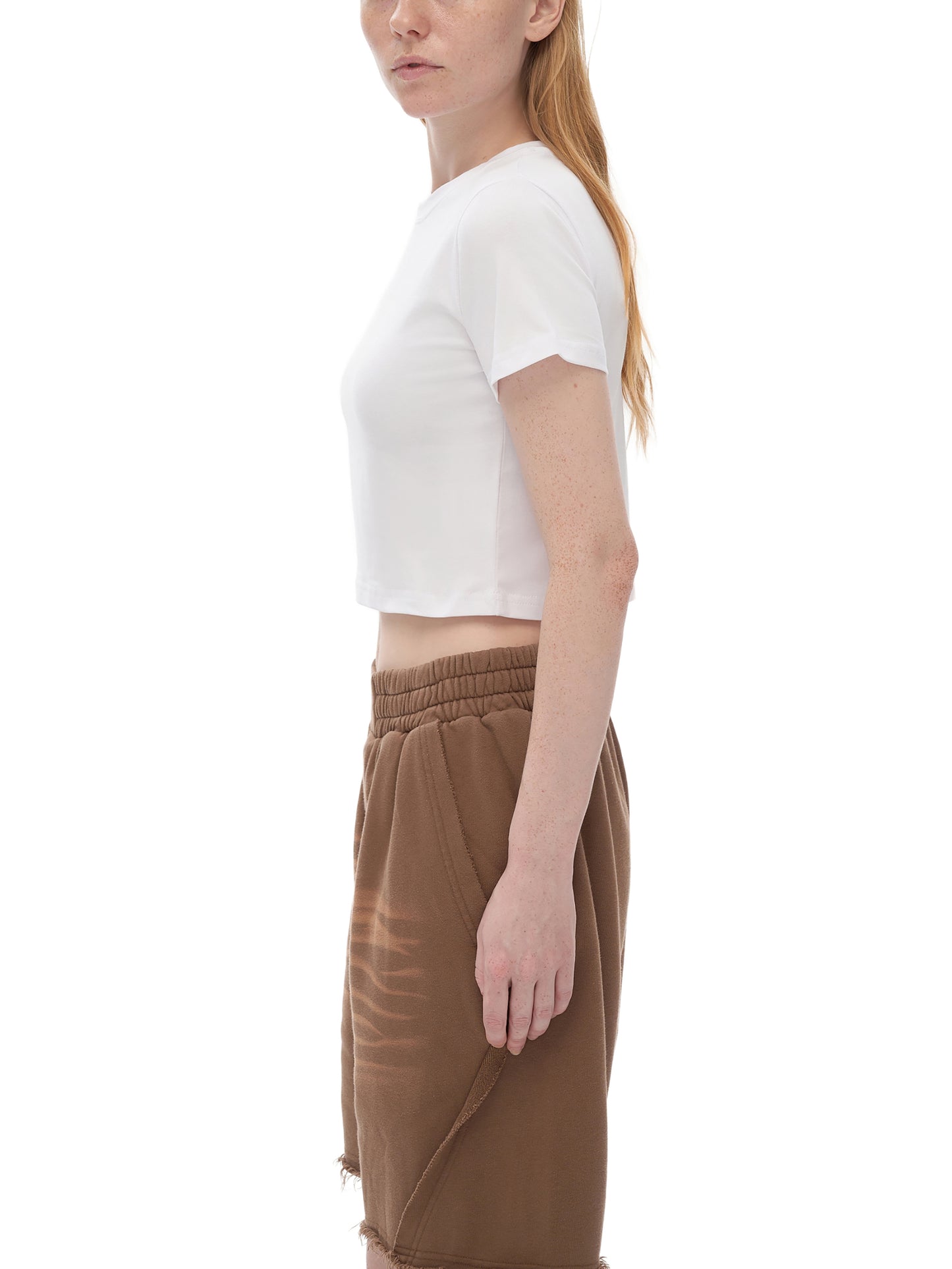 Women's Fitted Crop Tee | Bodycon T-Shirt