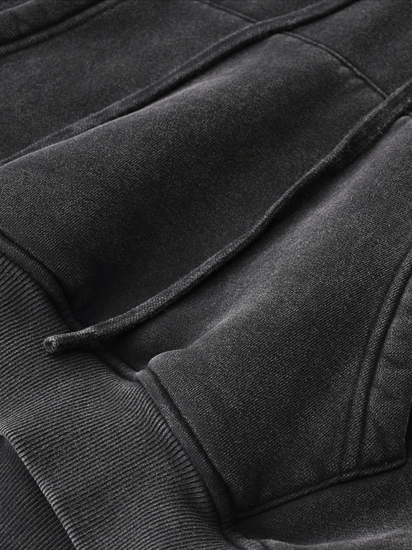 Snow Washed Cropped Hoodie